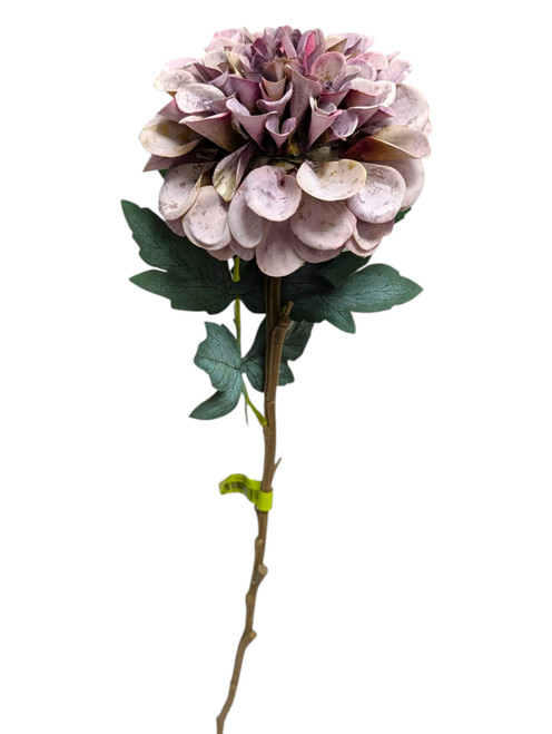 Vintage Purple Zinnia Stem 26"