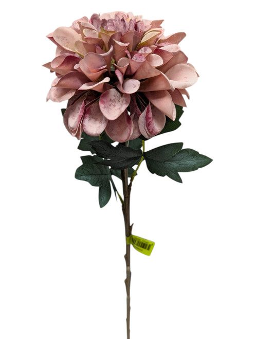 Vintage Mauve Zinnia Stem 26"
