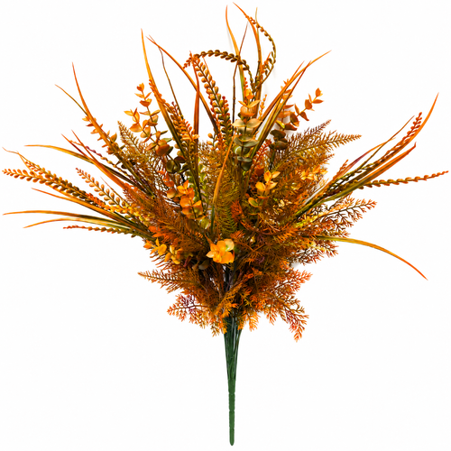 31" Shades of Autumn Mixed Greenery Bush