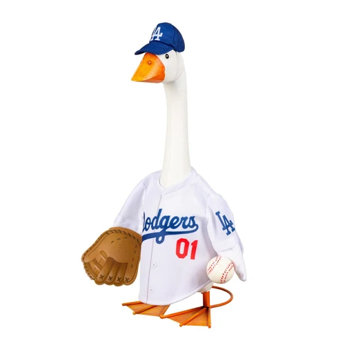 Los Angeles Dodgers Sports Porch Goose Uniform - Fits 21" Porch Goose