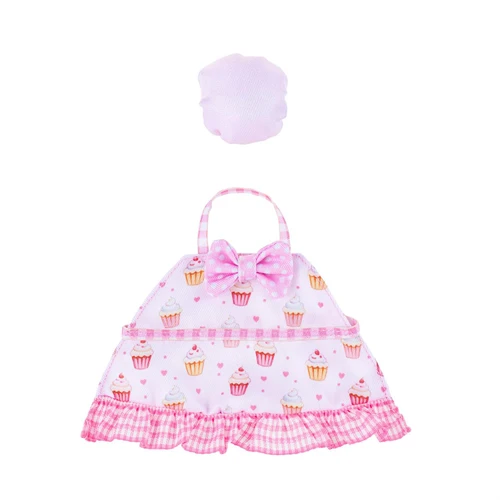 Gordy the Goose Pink Apron Baker Outfit - Fits 7" Tabletop Goose