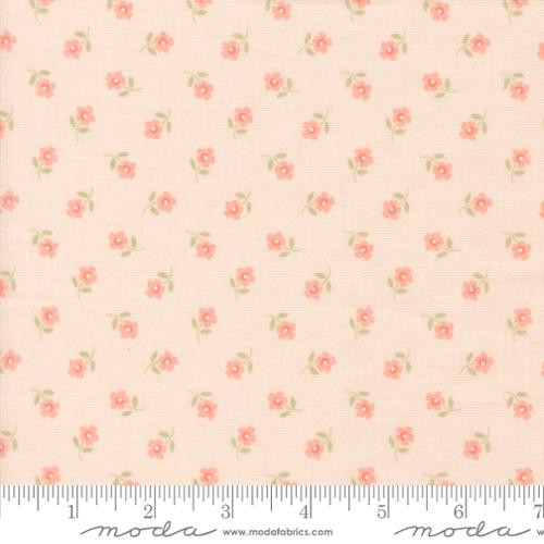 Handmade Sweetness Blush Tiny Floral Cotton Fabric