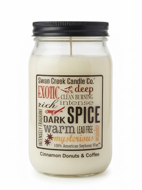 Cinnamon Donuts & Coffee 24 oz. Jar Candle