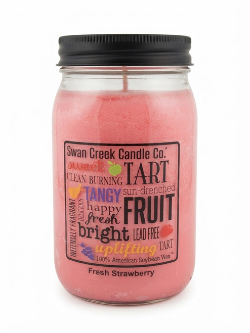 Fresh Strawberry 24 oz. Jar Candle