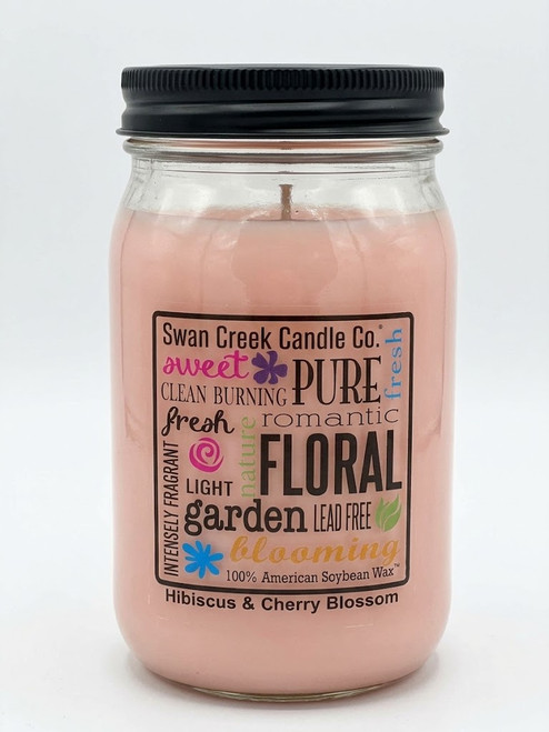 Hibiscus & Cherry Blossom 24 oz. Jar Candle