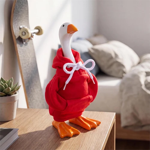 Gordy the Goose Red Hoodie - Fits 7" Tabletop Goose