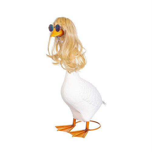Fashion Icon Blonde Wig & Sunglasses - For Porch Goose / Porch Flamingo