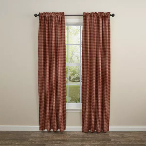 Sturbridge Lined Panel Pair - 84"L - Wine Sturbridge Lined Panel Pair - 84"L - Wine