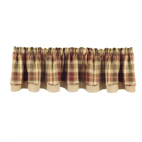 Saffron Lined Layered Valance Saffron Lined Layered Valance