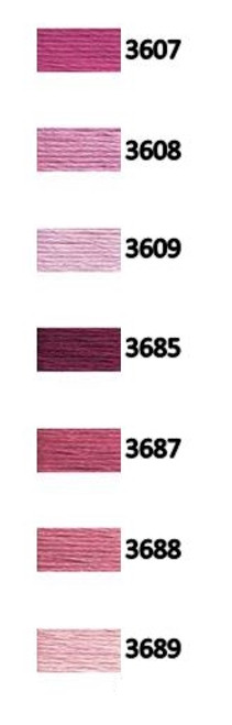 DMC Floss 3607-3689