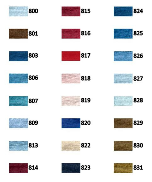 DMC Floss 800-831