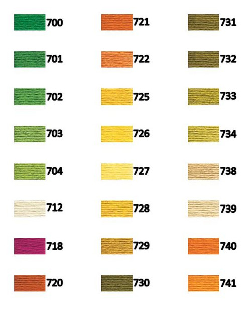 DMC Floss 700-741