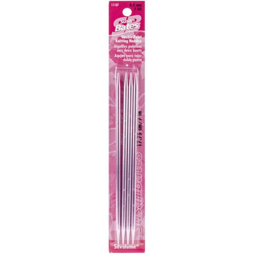 Susan Bates Silvalume Double Point Knitting Needles 7" 4/Pkg- Size: 7/4.5mm Susan Bates Silvalume Double Point Knitting Needles 7" 4/Pkg- Size: 7/4.5mm