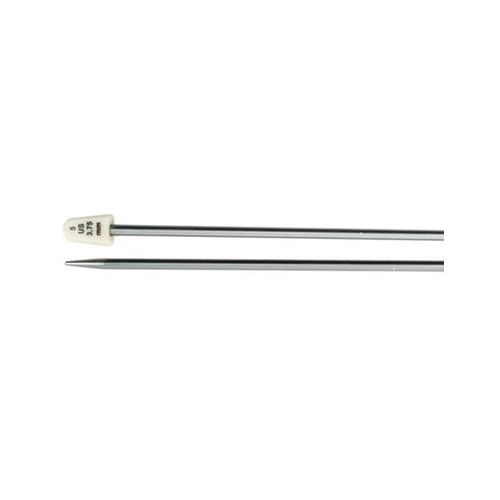 Susan Bates Silvalume Single Point Knitting Needles 10"- Size 5/3.75mm