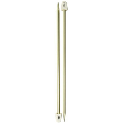 Susan Bates Silvalume Single Point Knitting Needles 10"-Size 10/6mm
