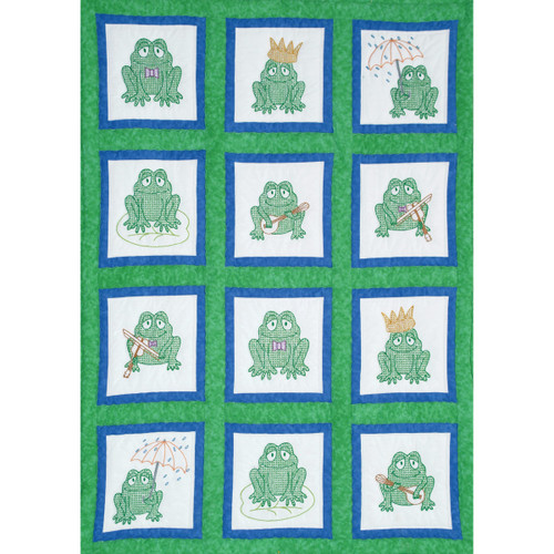 Frogs Theme Quilt Blocks