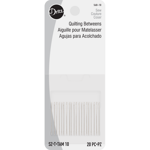 Quilting Between Hand Needles Sz10 20ct Quilting Between Hand Needles Sz10 20ct