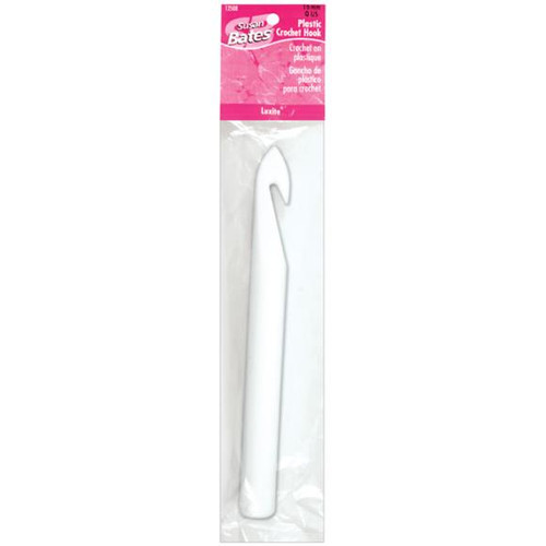 Susan Bates Luxite Bulky Plastic Crochet Hook 8" Size Q/16mm Susan Bates Luxite Bulky Plastic Crochet Hook 8" Size Q/16mm