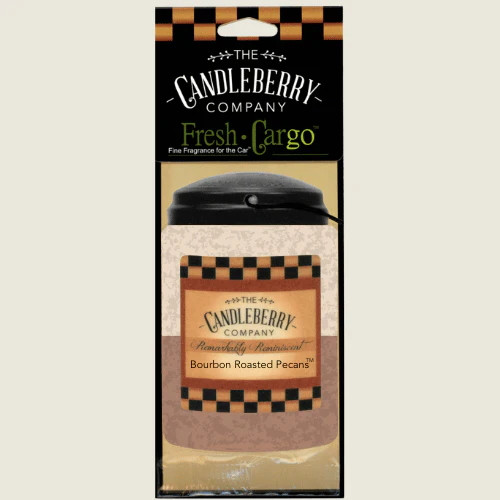 Bourbon Roasted Pecans - Car Air Freshener - Candleberry Co.