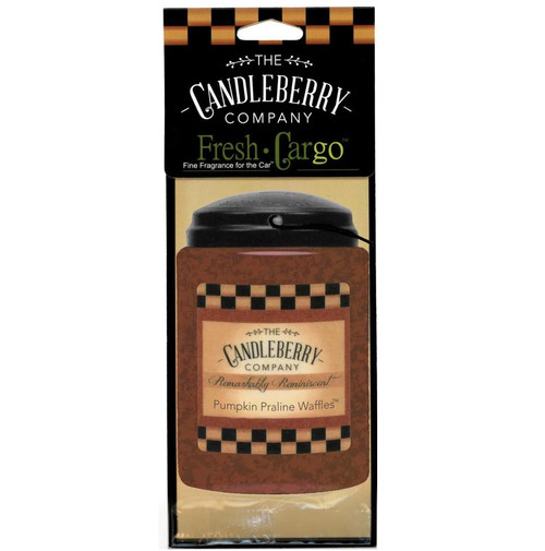 Pumpkin Praline Waffles - Car Air Freshener - Candleberry Co.