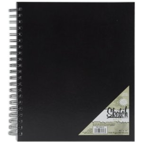 Premium Sketch Book Set 5.5x8.5 In Spiral Bound Pack of 3 