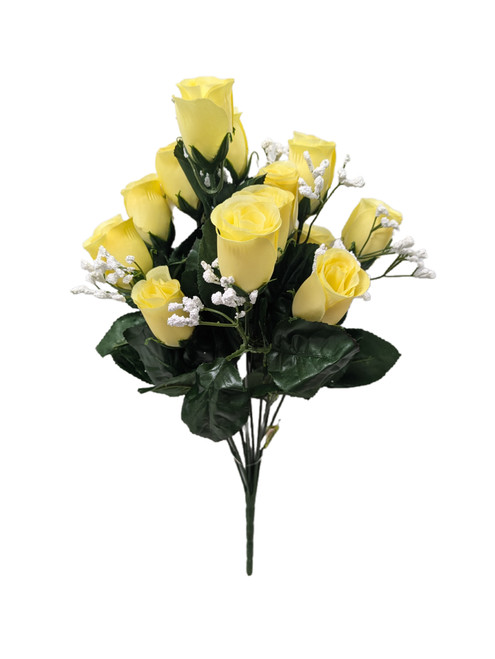 Colorfast Lillian Rose Bud Bush - Baby Yellow Colorfast Lillian Rose Bud Bush - Baby Yellow