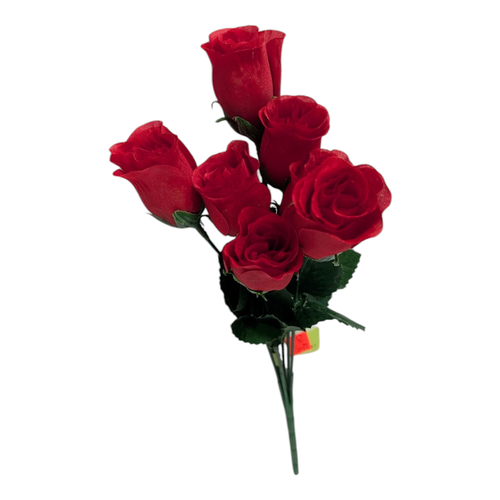 Small Closed Rose Bush - Red Small Closed Rose Bush - Red