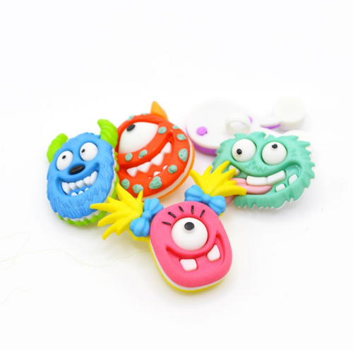 Mad For Monsters Buttons