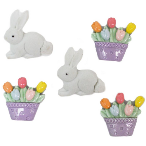 Hello Spring Buttons