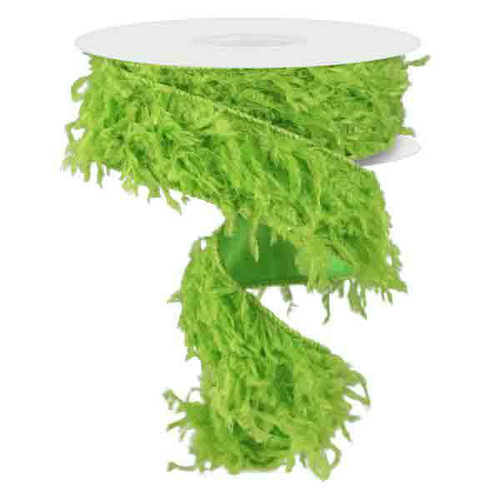 Green Monster Furry Ribbon (1.5" X 10YDS) Green Monster Furry Ribbon (1.5" X 10YDS)