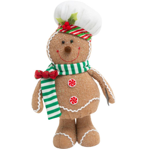 15" Standing Gingerbread Plush - You Choose Gingerbread Boy or Gingerbread Girl 15" Standing Gingerbread Plush - You Choose Gingerbread Boy or Gingerbread Girl