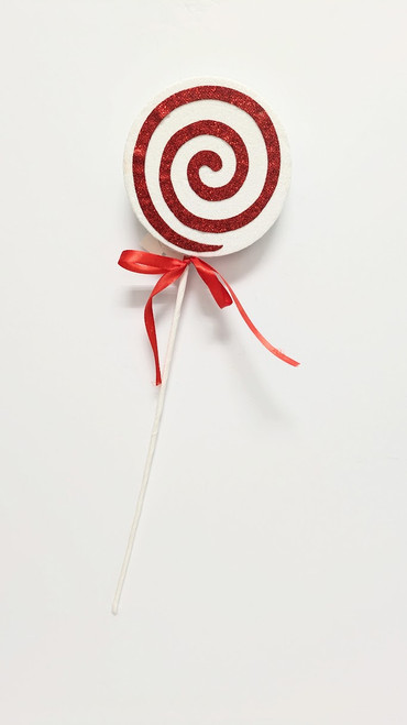 19" Foam Peppermint Candy Lollipop Spray 19" Foam Peppermint Candy Lollipop Spray
