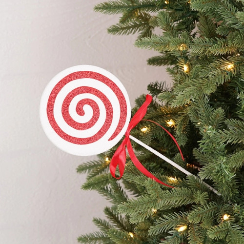 19" Foam Peppermint Candy Lollipop Spray 19" Foam Peppermint Candy Lollipop Spray