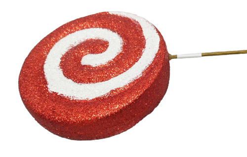 Large Glitter Swirl Lollipop Disc Pick Large Glitter Swirl Lollipop Disc Pick