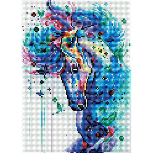 DIAMOND DOTZ ® Diamond Painting Kit - Mystical Stallion 13.78 x 9.84 IN