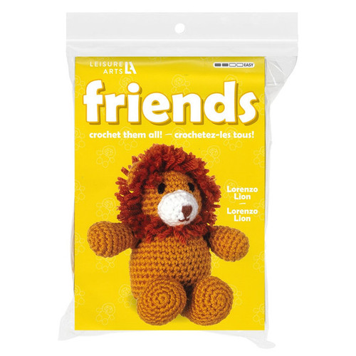 Leisure Arts Crochet Kit Amigurumi Lorenzo Lion Leisure Arts Crochet Kit Amigurumi Lorenzo Lion