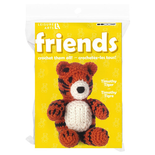 Leisure Arts Crochet Kit Amigurumi Timothy Tiger Leisure Arts Crochet Kit Amigurumi Timothy Tiger