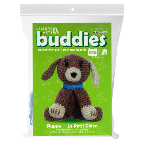 Leisure Arts Crochet Buddies Puppy Kit
