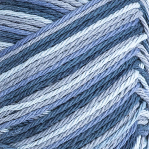 Bernat Handicrafter Cotton Ombres Yarn - Blue Camo Bernat Handicrafter Cotton Ombres Yarn - Blue Camo