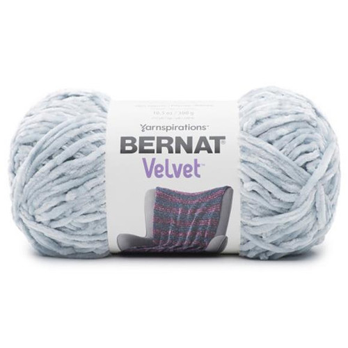 Bernat Velvet Yarn - Softened Blue Bernat Velvet Yarn - Softened Blue