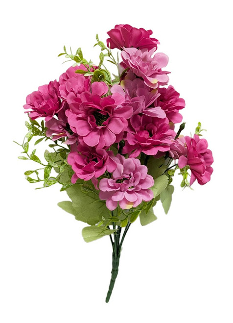 Beauty Pink Zinnia Bush