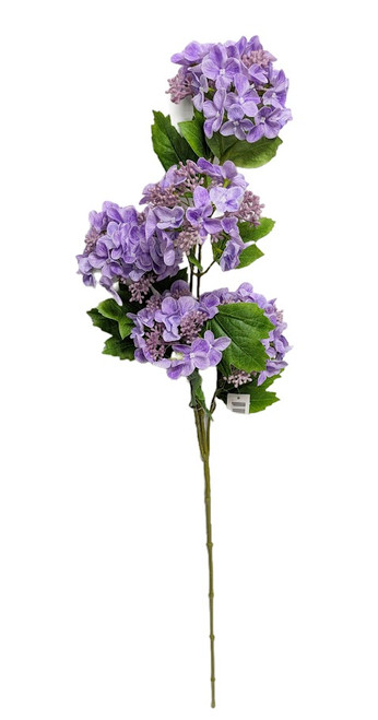 38" Purple Hydrangea Spray