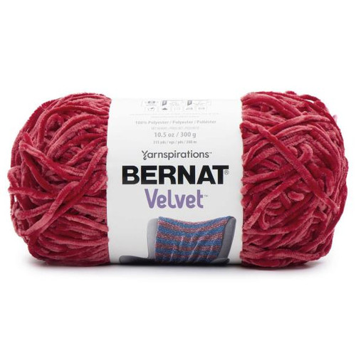 Bernat Velvet Yarn - Red Bernat Velvet Yarn - Red