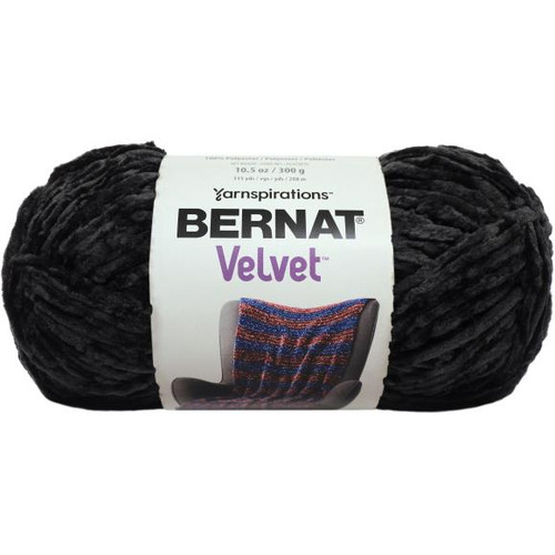 Bernat Velvet Yarn - Blackbird Bernat Velvet Yarn - Blackbird