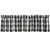 Wicklow Check Valance - Black & Cream
