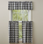 Wicklow Check Valance - Black & Cream