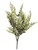 Flocked Hemlock Bush - Cream/Green