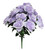 Lavender Full Blooms Open Rose Bush with Baby's Breath