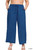 Zenana Woven Crepe Cropped Pants