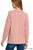 Corded Rib Long Sleeve Drop Shoulder Top - Multiple Colors